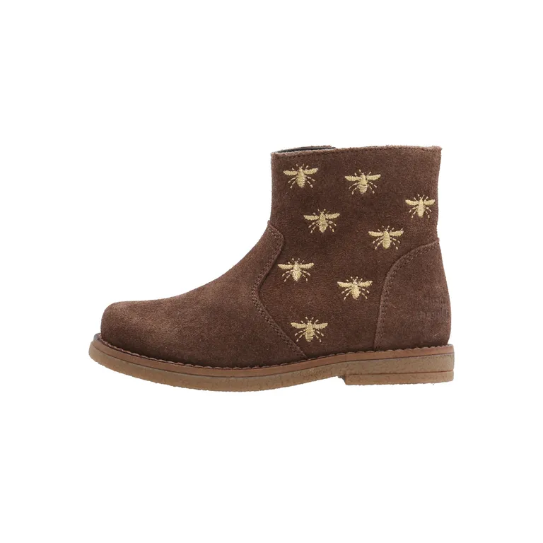 Botin Cuero Holland Niña Café