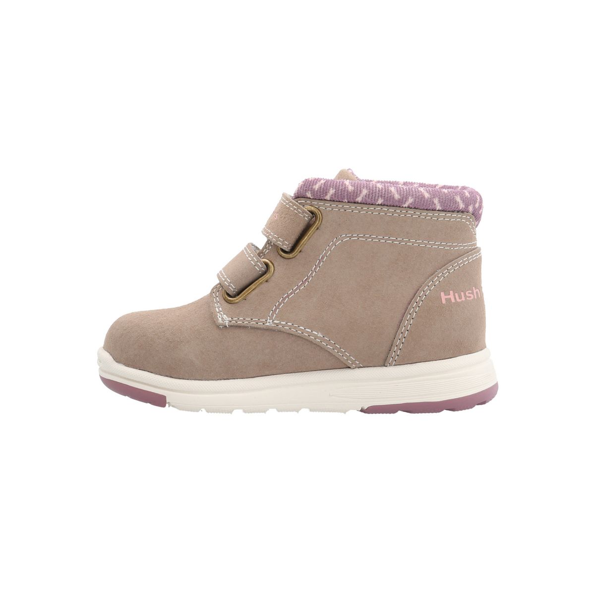 HUSH PUPPIES - Botin Cuero New Villa Niña Café HUSH PUPPIES