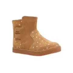 HUSH PUPPIES - Bota Cuero Bonnie Niña Café