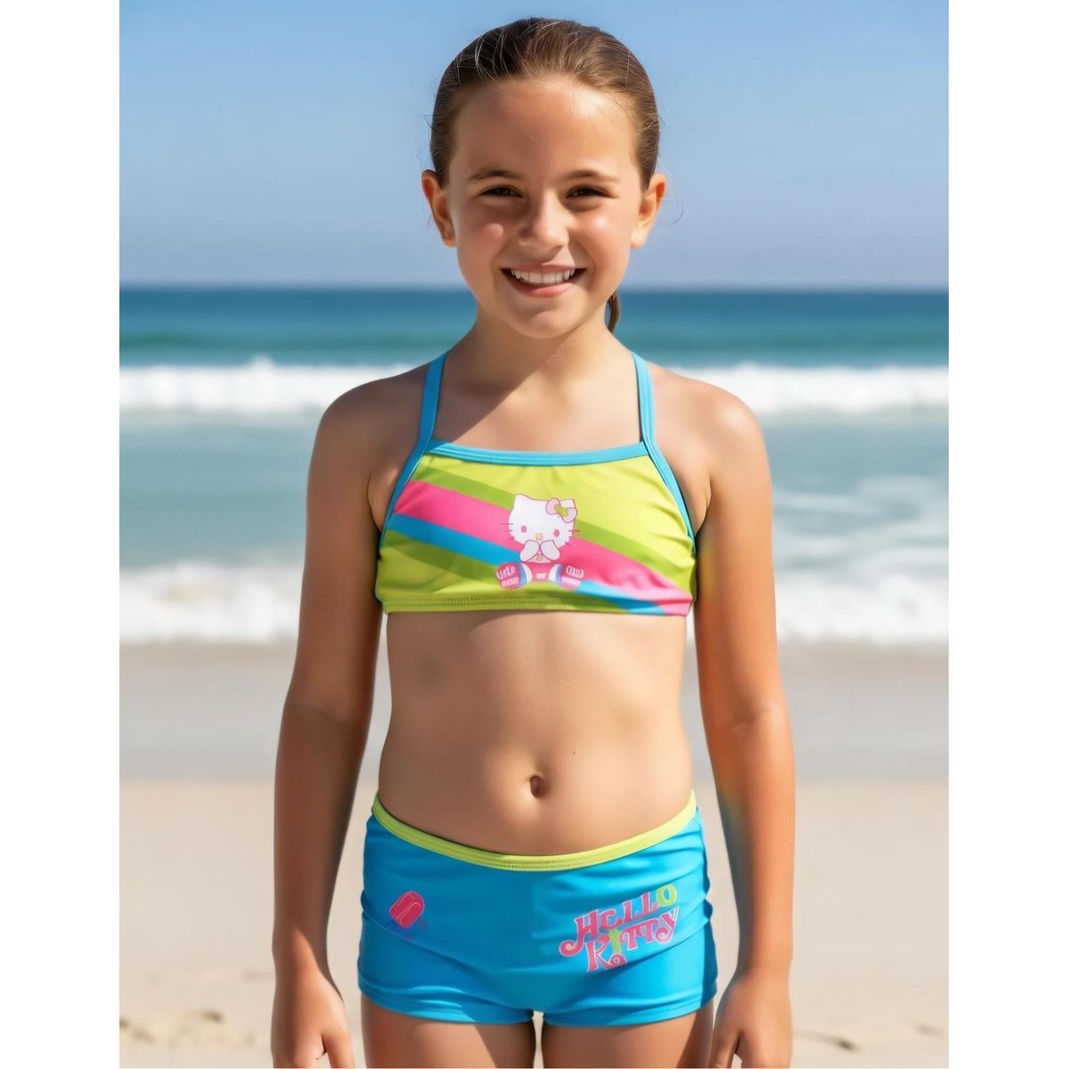 HELLO KITTY - Traje de Baño Niña Hello Kitty