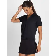 BSOUL - Polera Mujer Mc Polo T-Shirt Negra