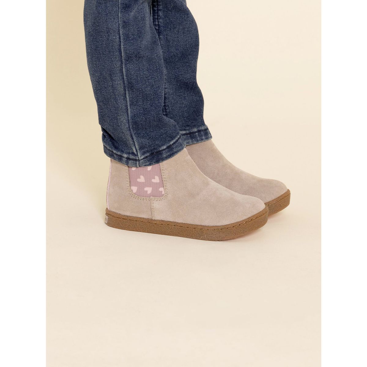 HUSH PUPPIES - Botin Cuero Piombino Niña Café HUSH PUPPIES