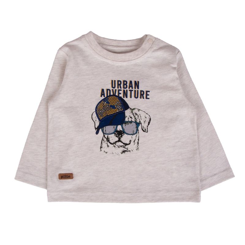 PILLIN - Polera Bebe  Blanco Pillin  PVB627-25CRU  - Blanco