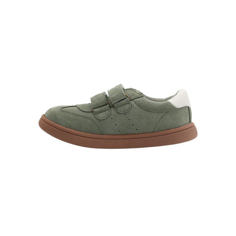 Zapatilla Cuero Clara-K Niño Verde