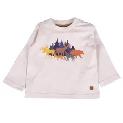 PILLIN - Polera Bebe Gris PVB610-25MLG - Gris