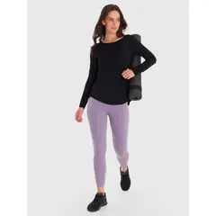 BSOUL - Polera Mujer Modal Round Neck Negra