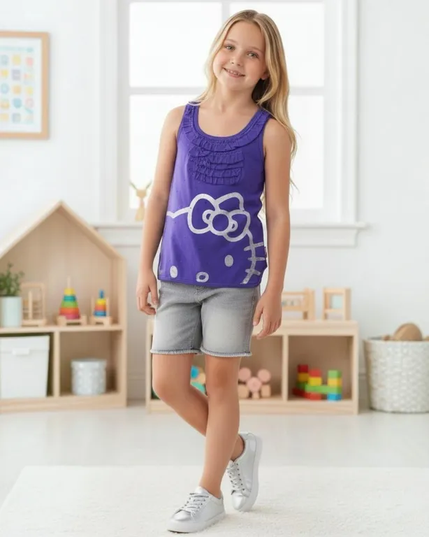Polera Nina Violeta 14