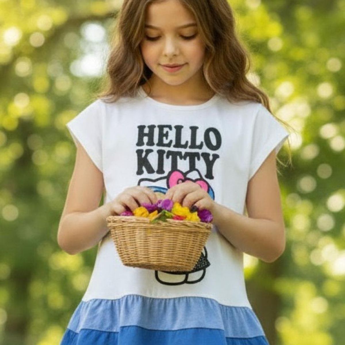 HELLO KITTY - Polera Niña Hello Kitty