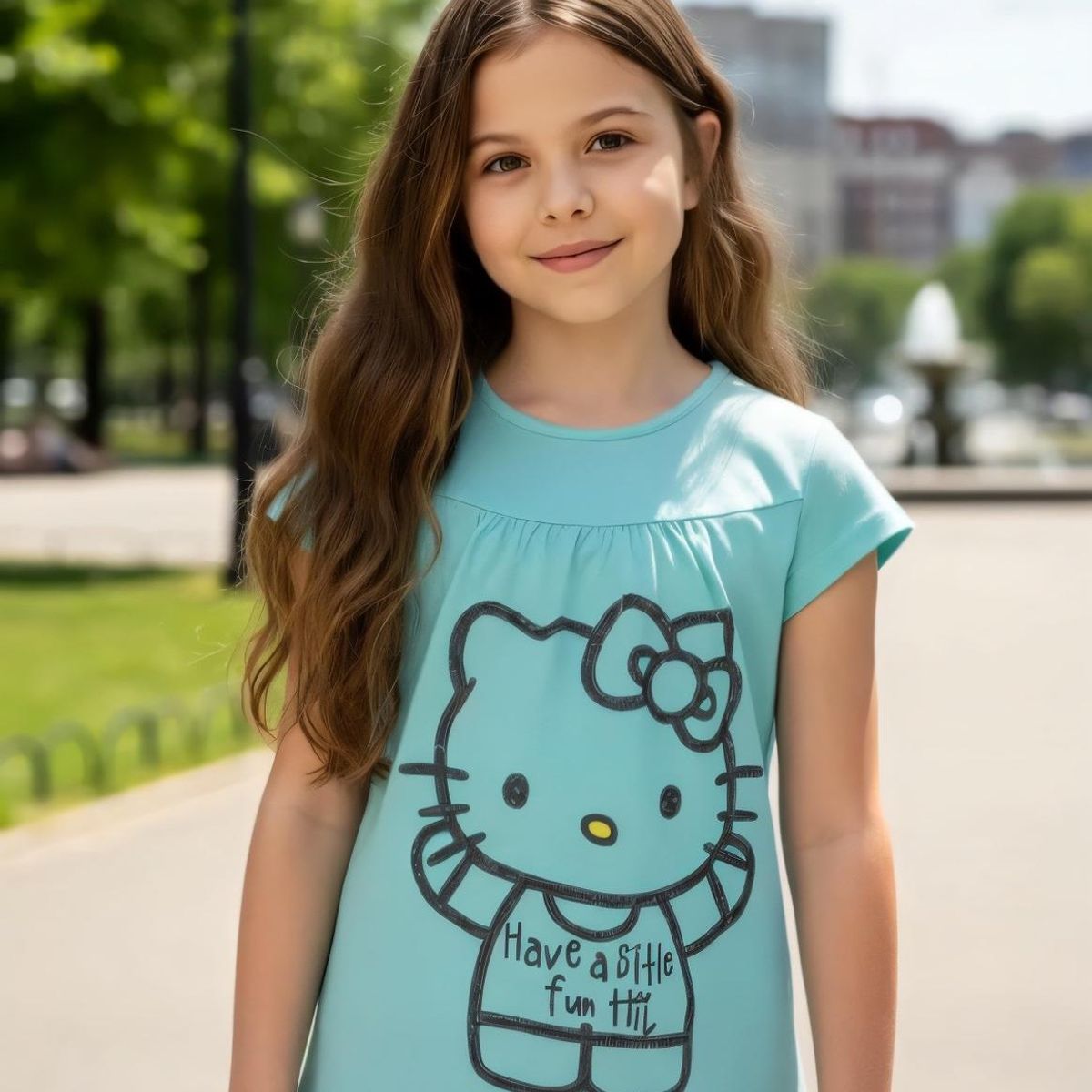 HELLO KITTY - Polera Niña Hello Kitty