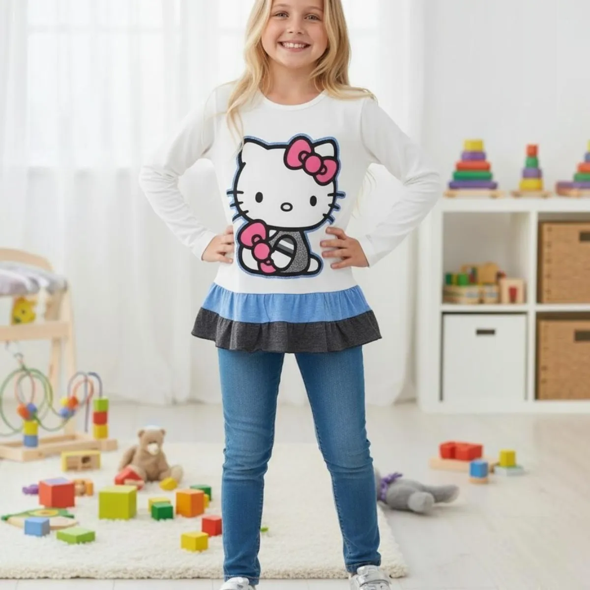 HELLO KITTY - Polera Niña Hello Kitty