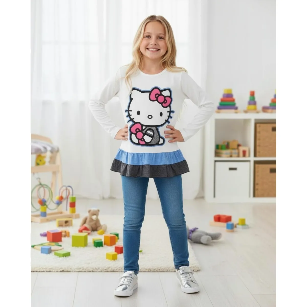 HELLO KITTY - Polera Niña Hello Kitty