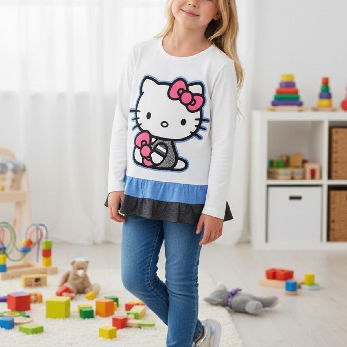 HELLO KITTY - Polera Niña Hello Kitty