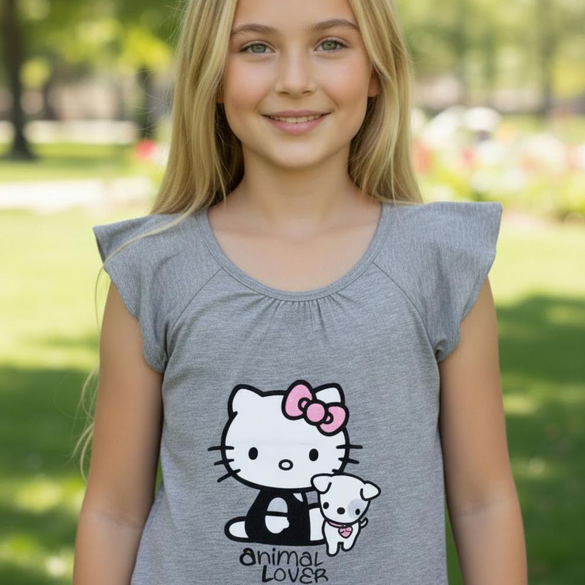 HELLO KITTY - Polera Niña Hello Kitty