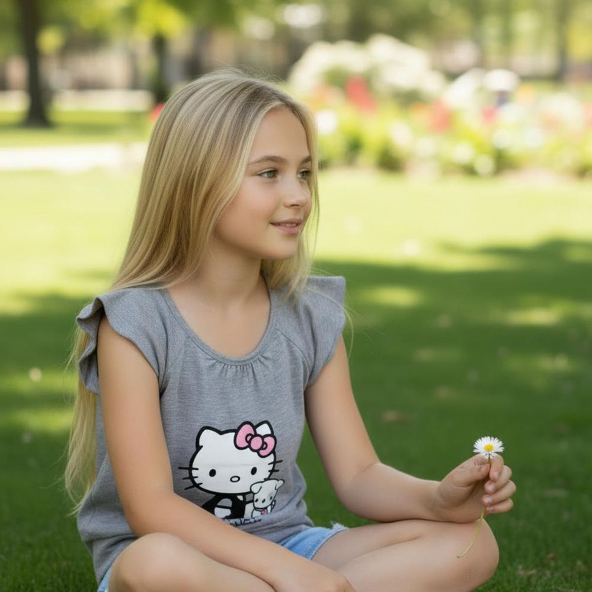 HELLO KITTY - Polera Niña Hello Kitty