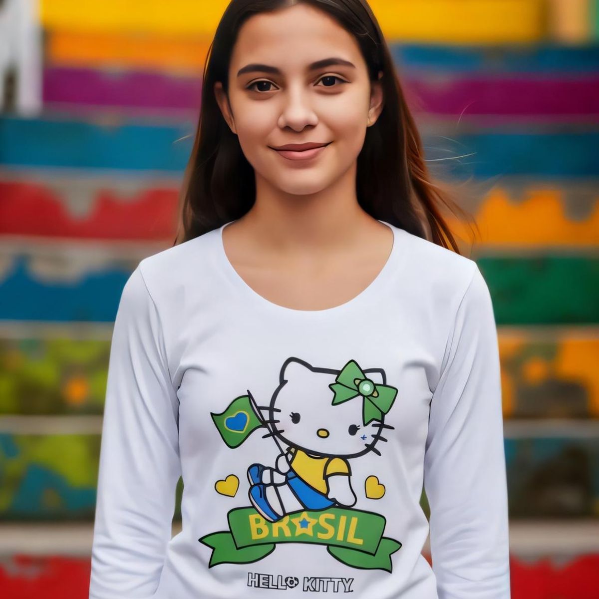 HELLO KITTY - Polera Niña Hello Kitty