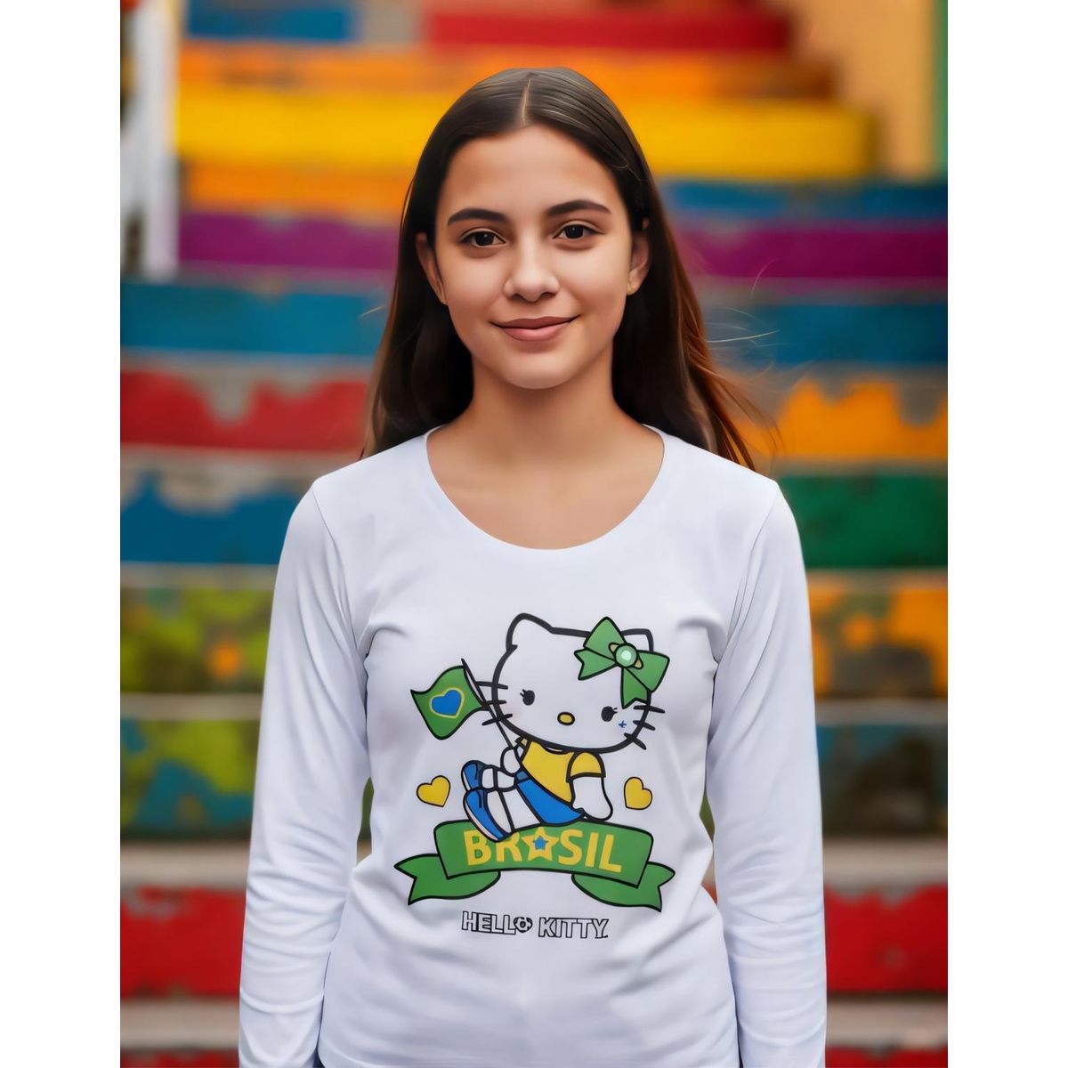 HELLO KITTY - Polera Niña Hello Kitty