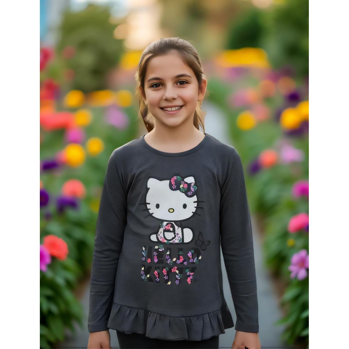 HELLO KITTY - Polera Niña Hello Kitty