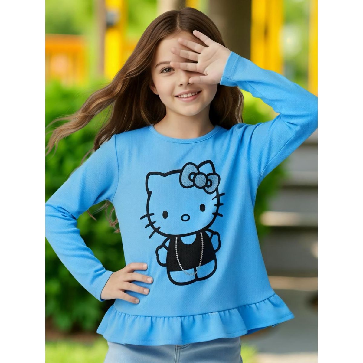 HELLO KITTY - Polera Niña Hello Kitty