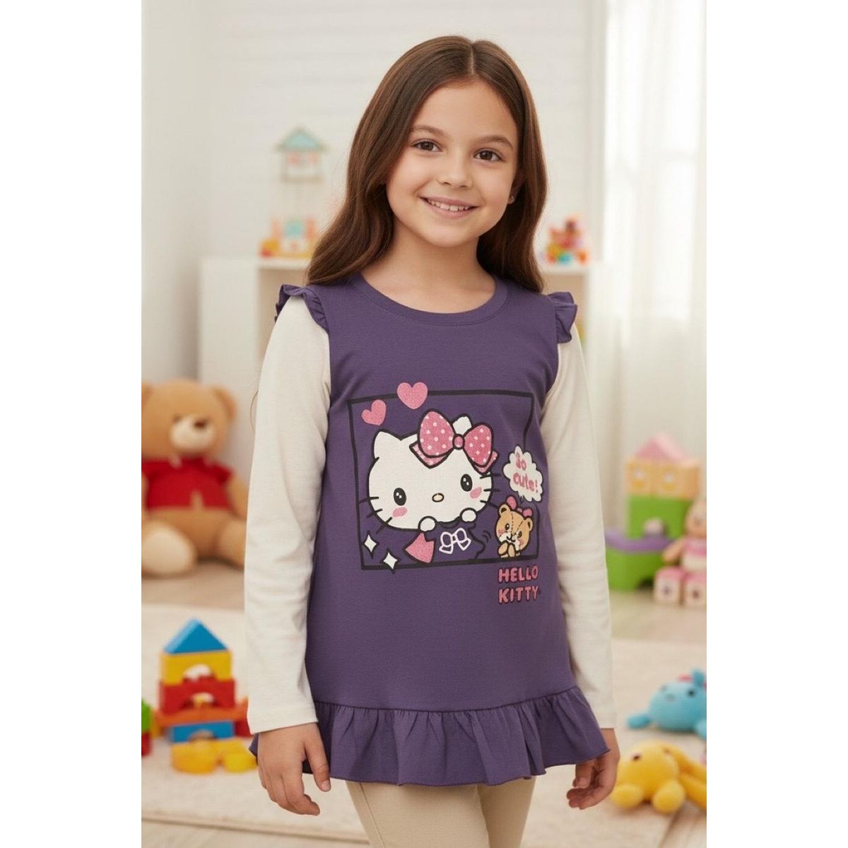 HELLO KITTY - Polera Niña Hello Kitty