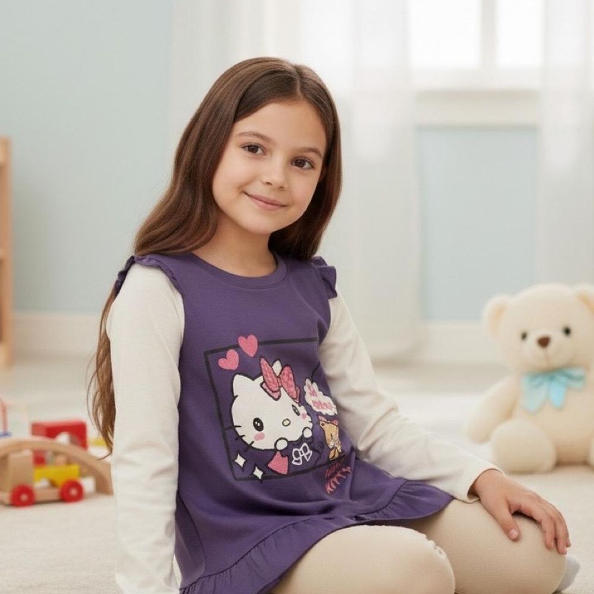 HELLO KITTY - Polera Niña Hello Kitty