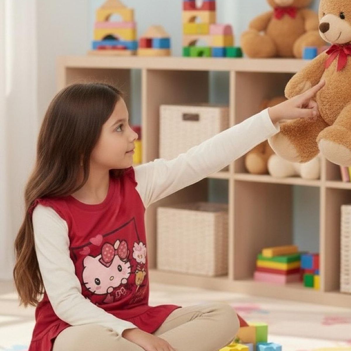 HELLO KITTY - Polera Niña Hello Kitty