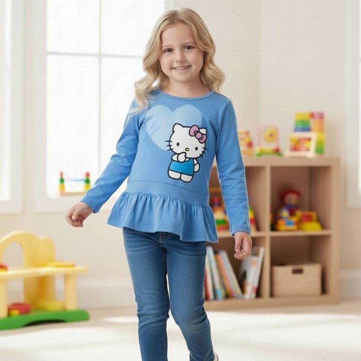 HELLO KITTY - Polera Niña Hello Kitty