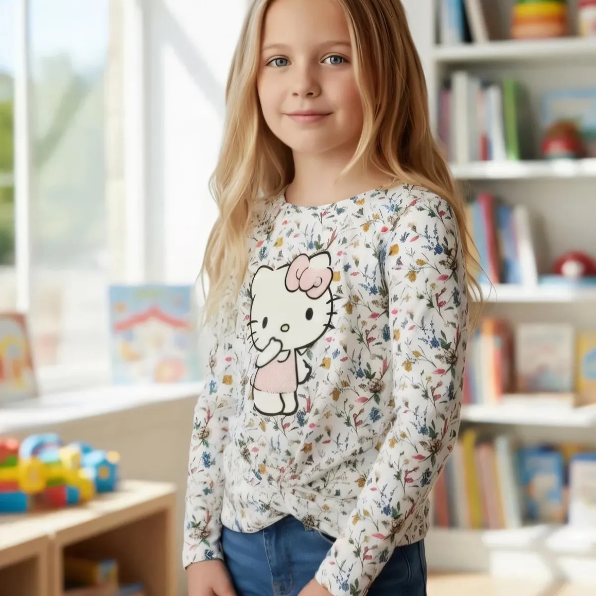 HELLO KITTY - Polera Niña Hello Kitty