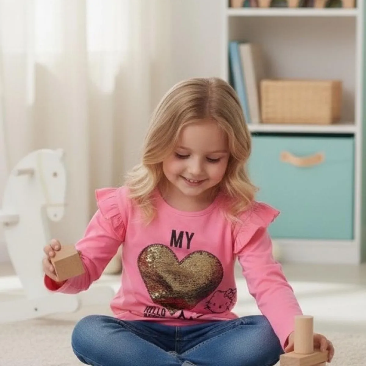 HELLO KITTY - Polera Niña Hello Kitty