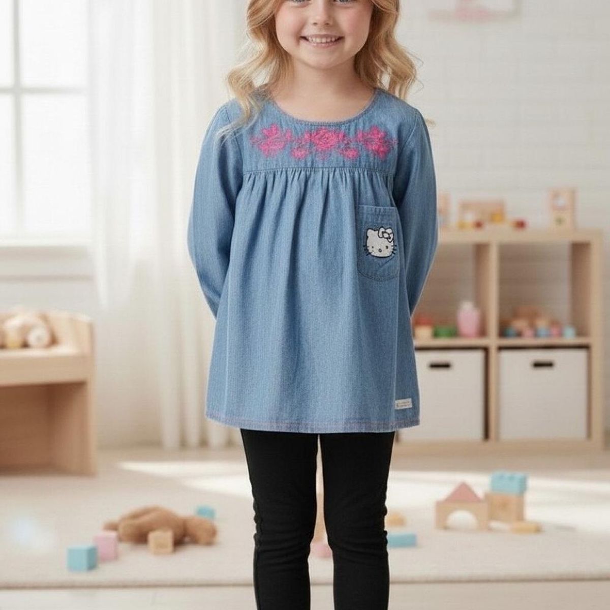 HELLO KITTY - Polera Niña Hello Kitty