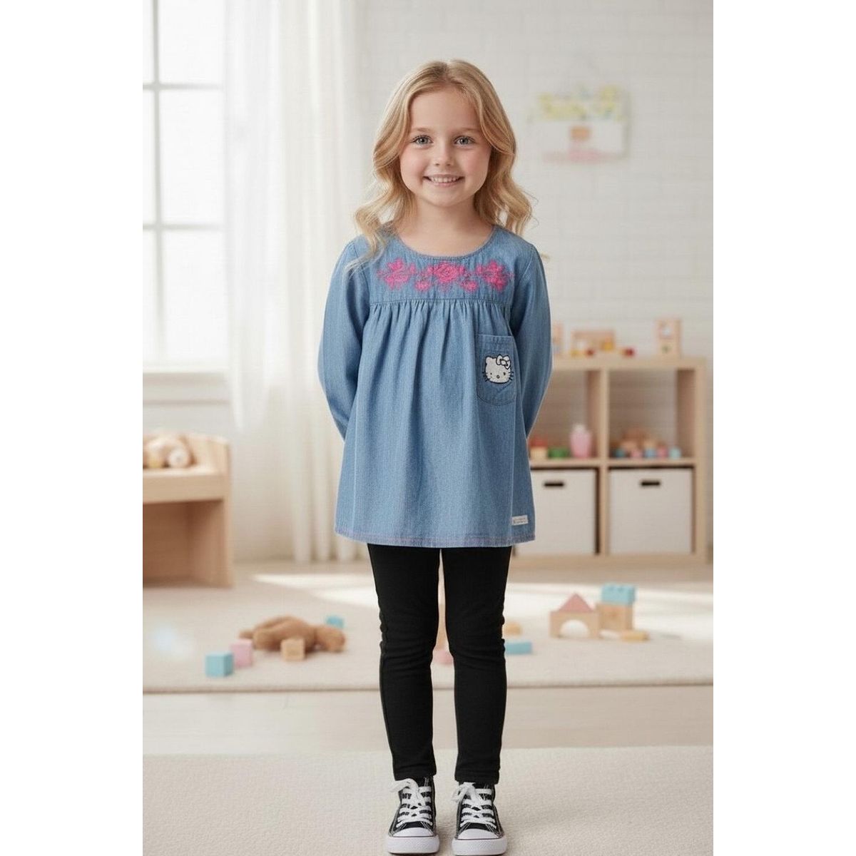 HELLO KITTY - Polera Niña Hello Kitty