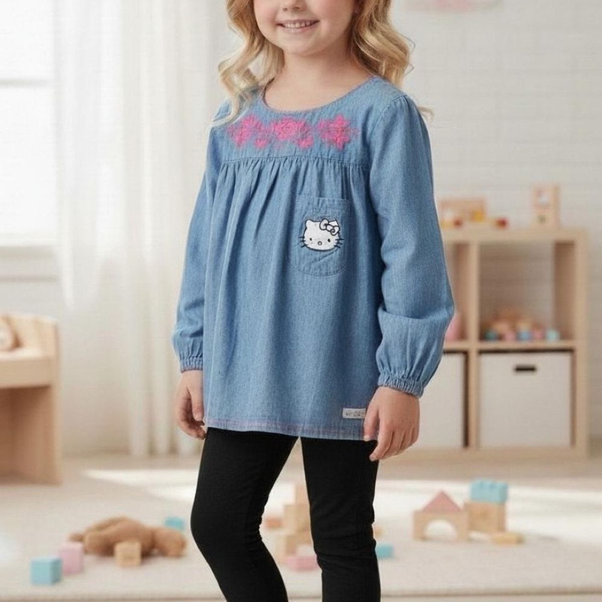 HELLO KITTY - Polera Niña Hello Kitty