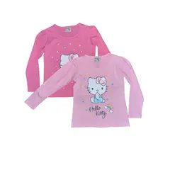 HELLO KITTY - Pack 2 Poleras Niña
