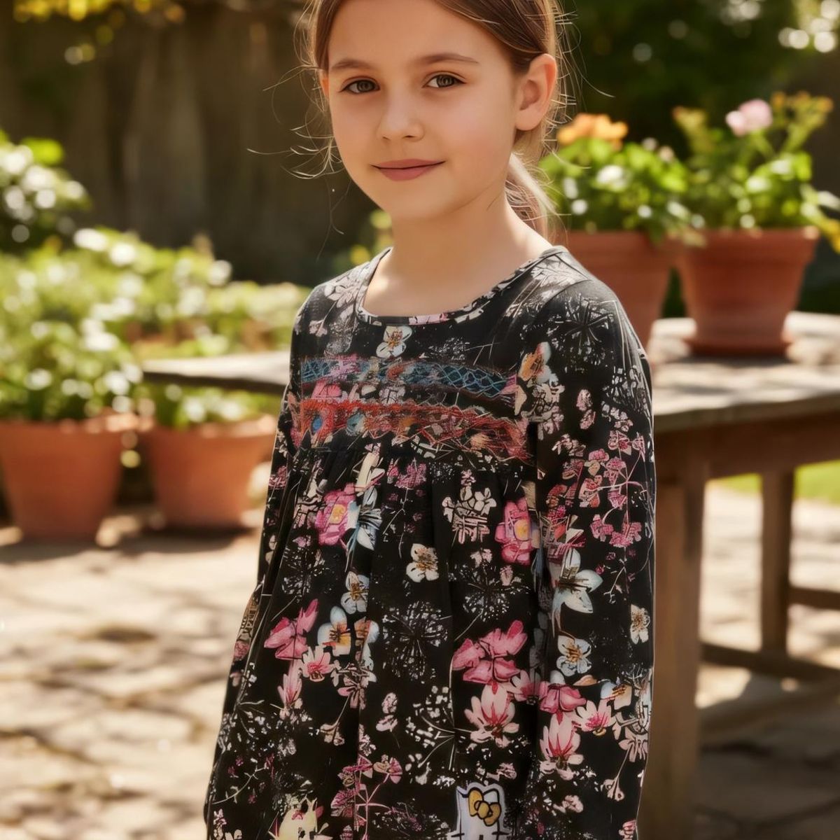 HELLO KITTY - Polera Niña Hello Kitty