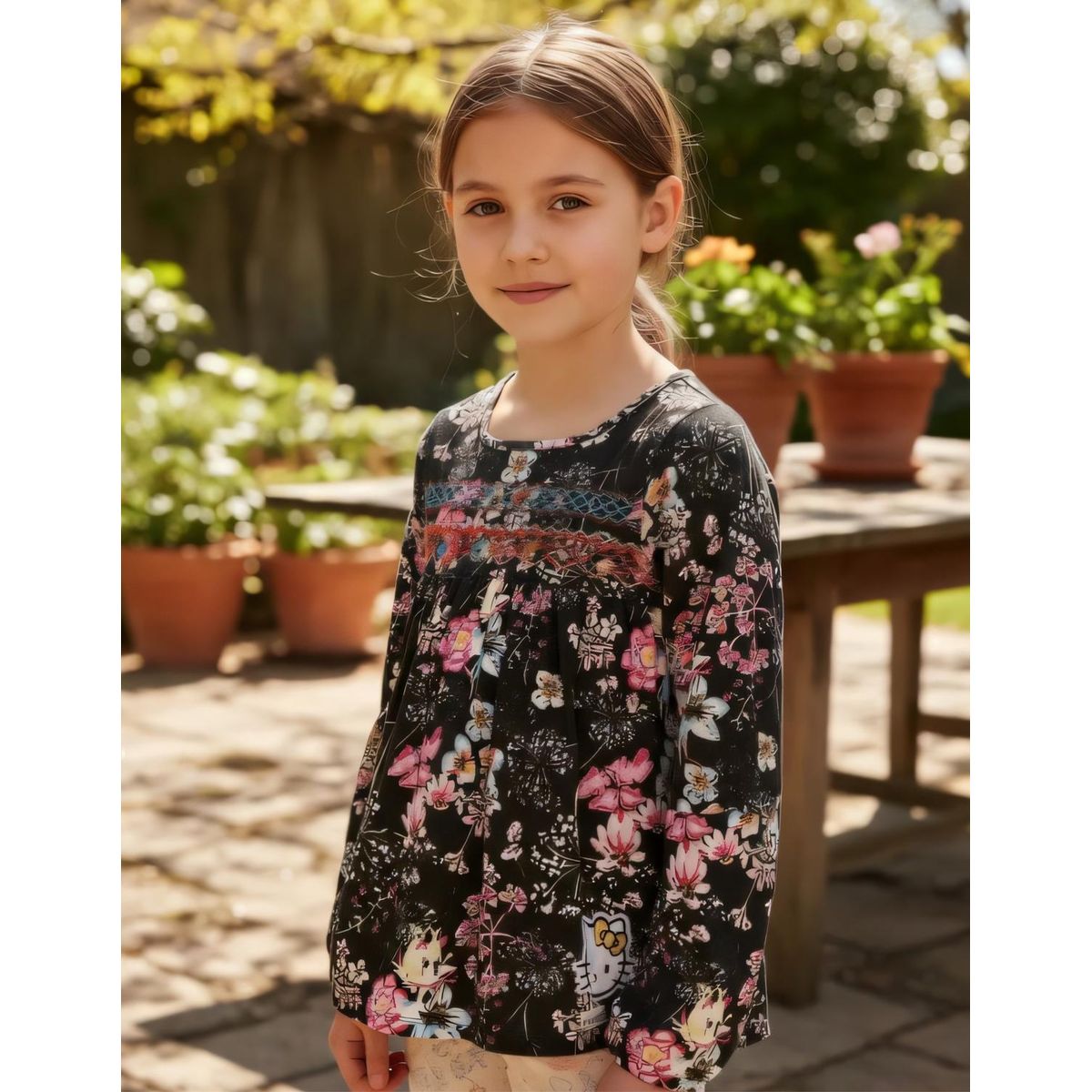 HELLO KITTY - Polera Niña Hello Kitty