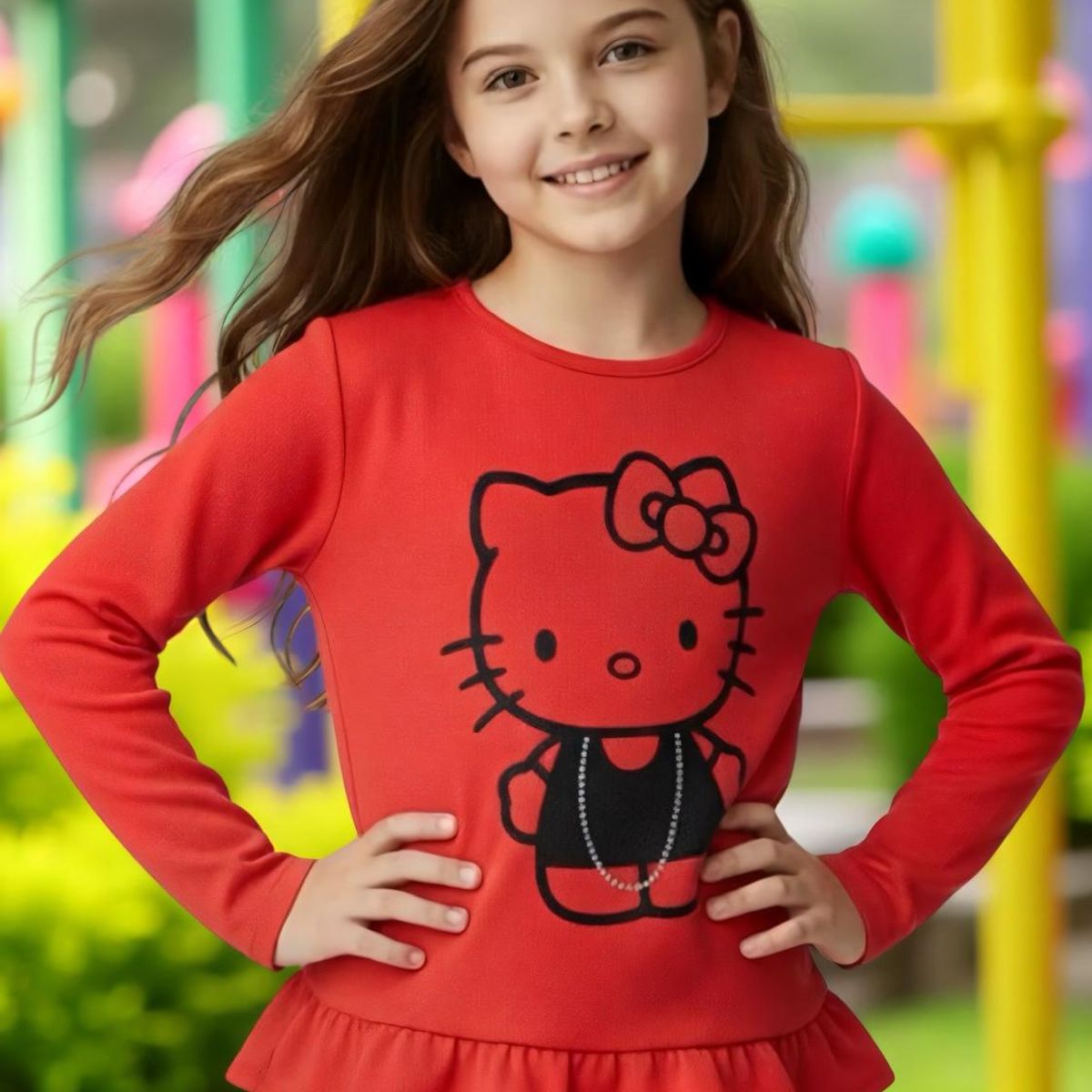 HELLO KITTY - Polera Niña Hello Kitty