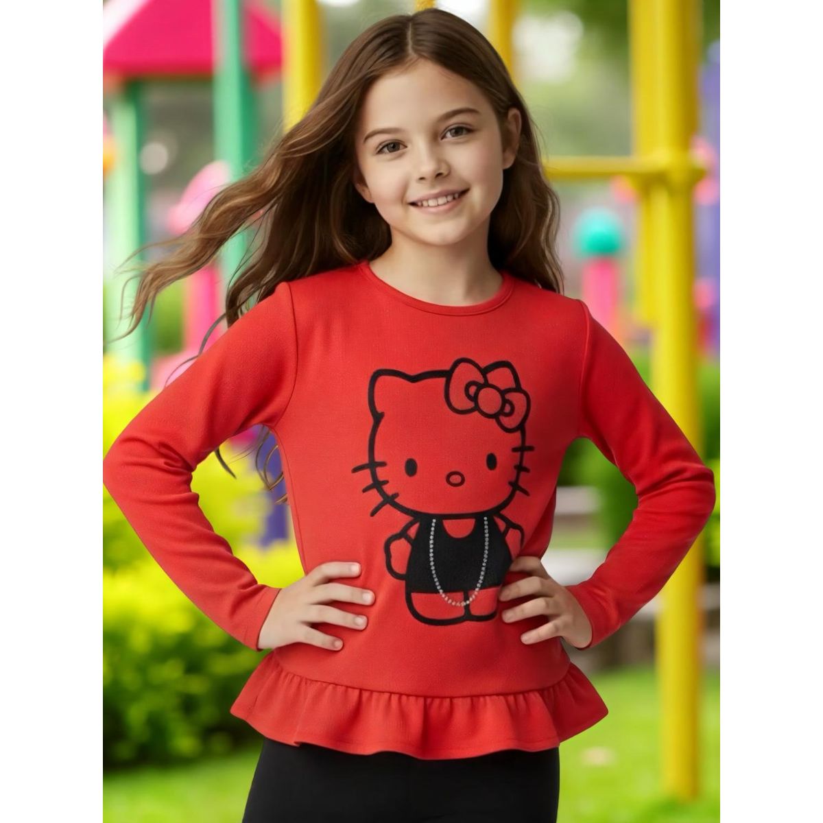HELLO KITTY - Polera Niña Hello Kitty