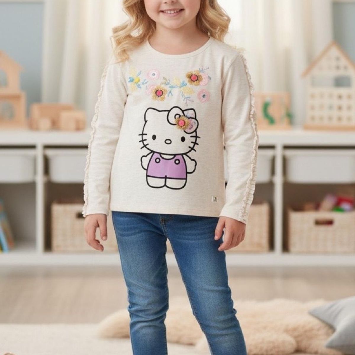 HELLO KITTY - Polera Niña Hello Kitty