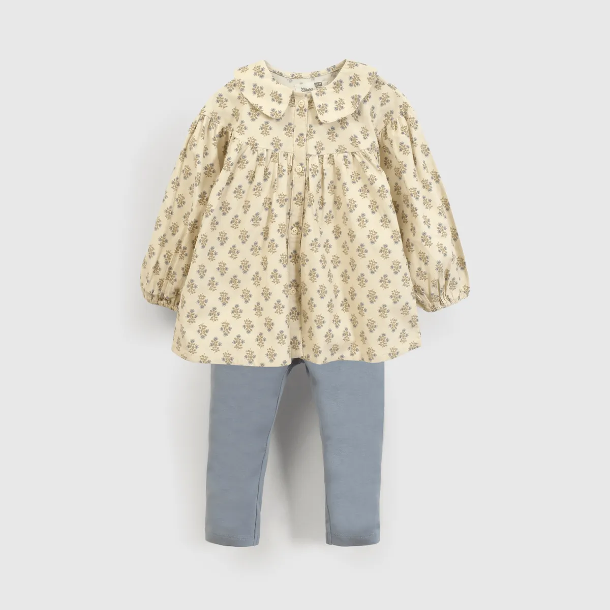 COLLOKY - Vestido Bebé niña Café 56454 Colloky