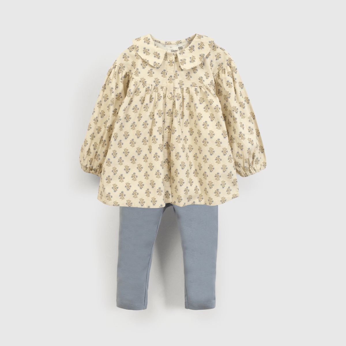 COLLOKY - Vestido Bebé niña Café 56454 Colloky