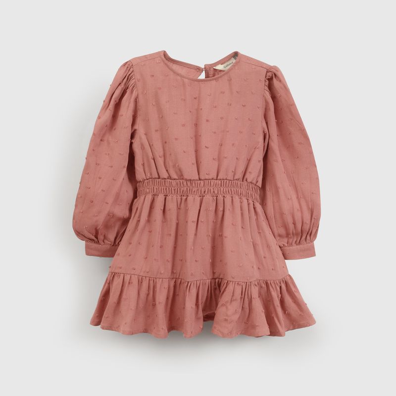 COLLOKY - Vestido Niña Rosado 56460 Colloky