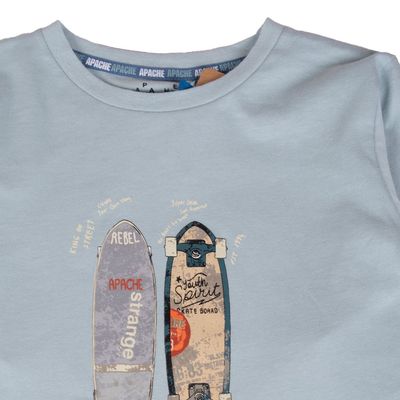 Imagen 2 del producto Polera Celeste PVB637-25CEL - Celeste