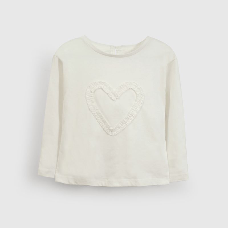 COLLOKY - Polera Bebé niña Blanco 56373 Colloky