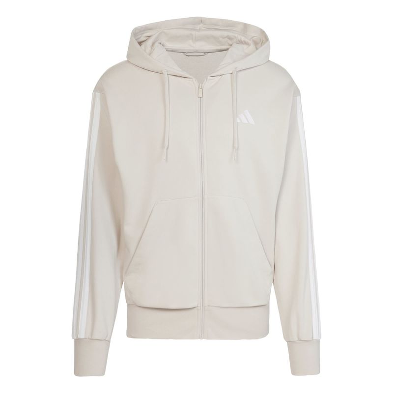 ADIDAS - Chaqueta con capucha Essentials French Terry 3 bandas