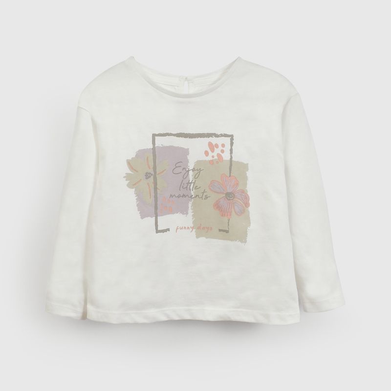 COLLOKY - Polera Bebé niña Blanco 56402 Colloky
