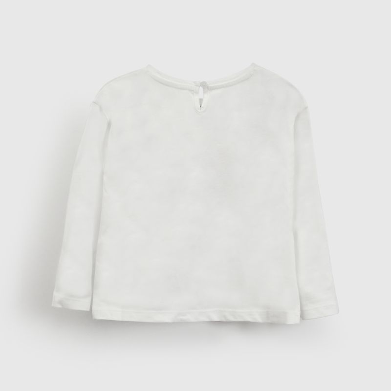 COLLOKY - Polera Bebé niña Blanco 56402 Colloky