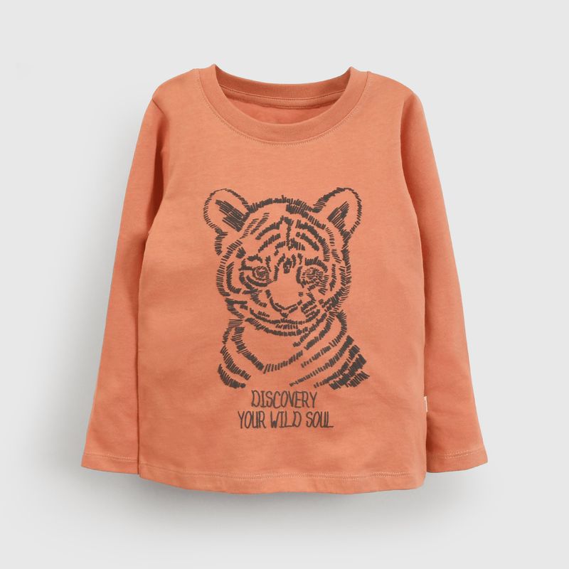 COLLOKY - Polera Bebé niño Naranja 56414 Colloky