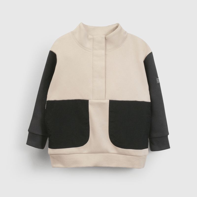 COLLOKY - Polerón Niño Gris 56423 Colloky