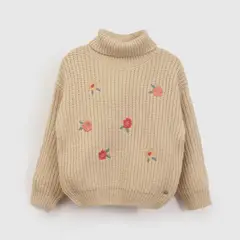 COLLOKY - Sweater Niña Café 56444