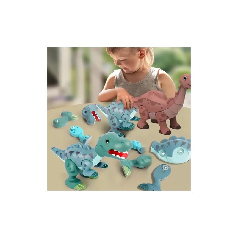GENERICO - Bloques Magnéticos Didácticos Dinosaurio T-Rex