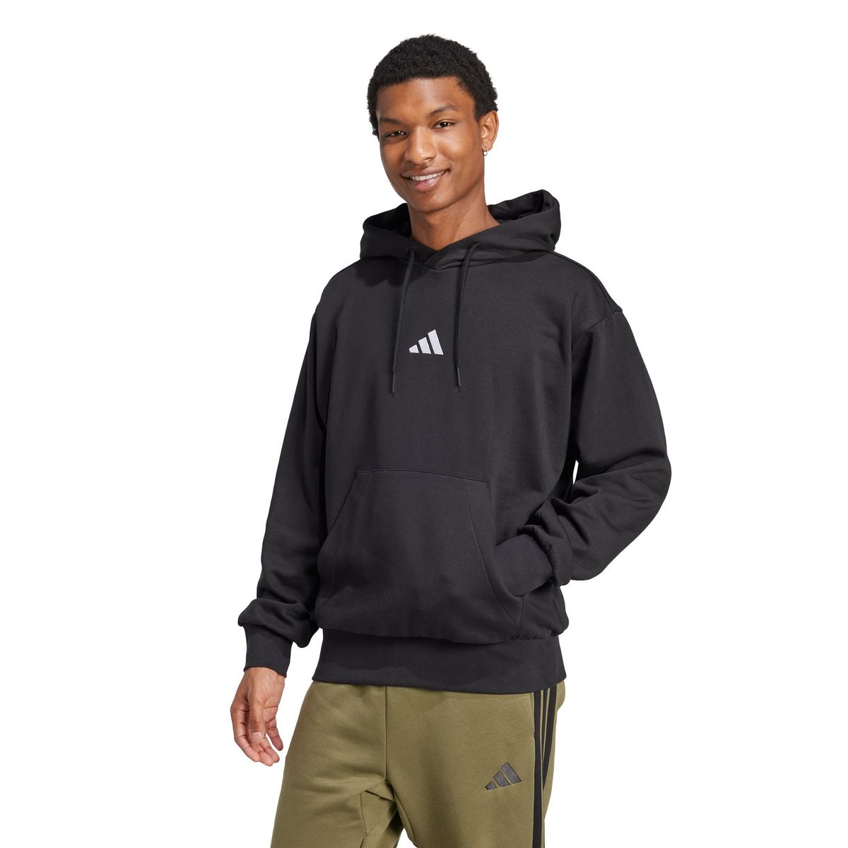 ADIDAS - Polerón con capucha Essentials Feelcozy Felpa